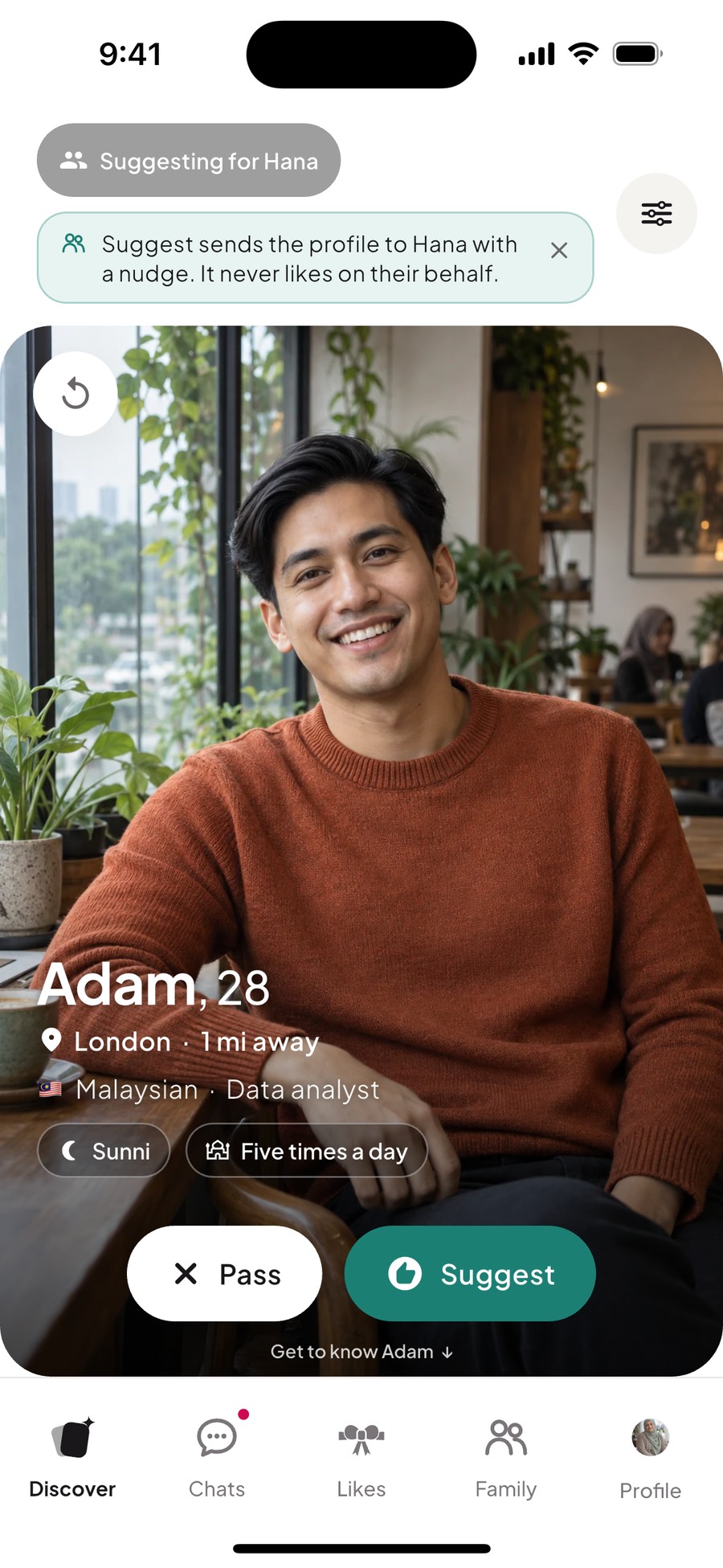 Actual app 1. Your trusted person